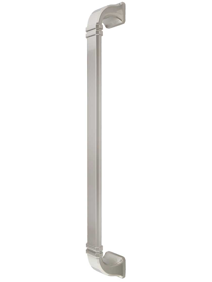 Ella Appliance Pull - 12 inch Center-to-Center in Polished Nickel.
